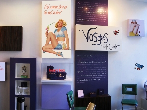 Corex & Sintra Signage at Vosges Haute Chocolate in Chicago