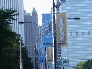Street Pole Banners for Lollapalooza